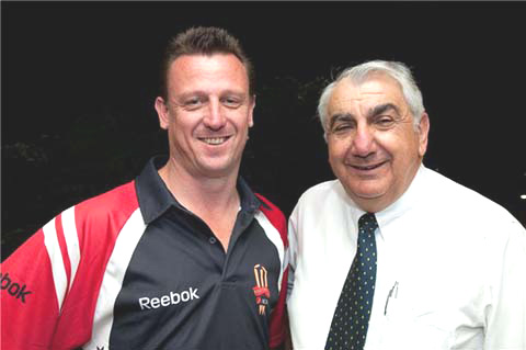 Thomas George _ Andy Bichel at Launch function